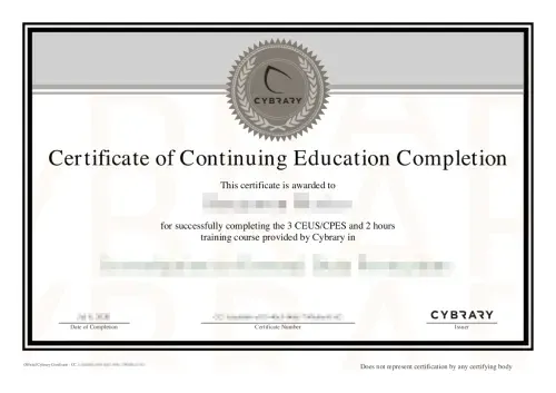 Entry level Training
Cybrary